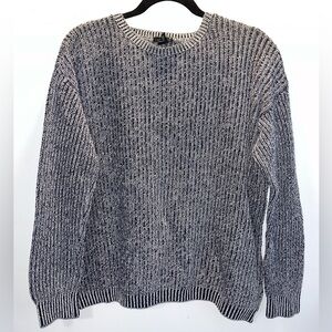 Forever21 Navy & White Sweater